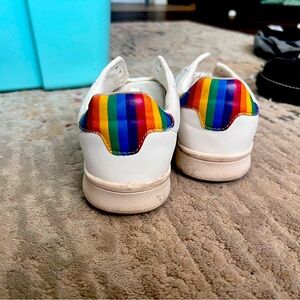 Kids Rainbow Stripe Sneakers
